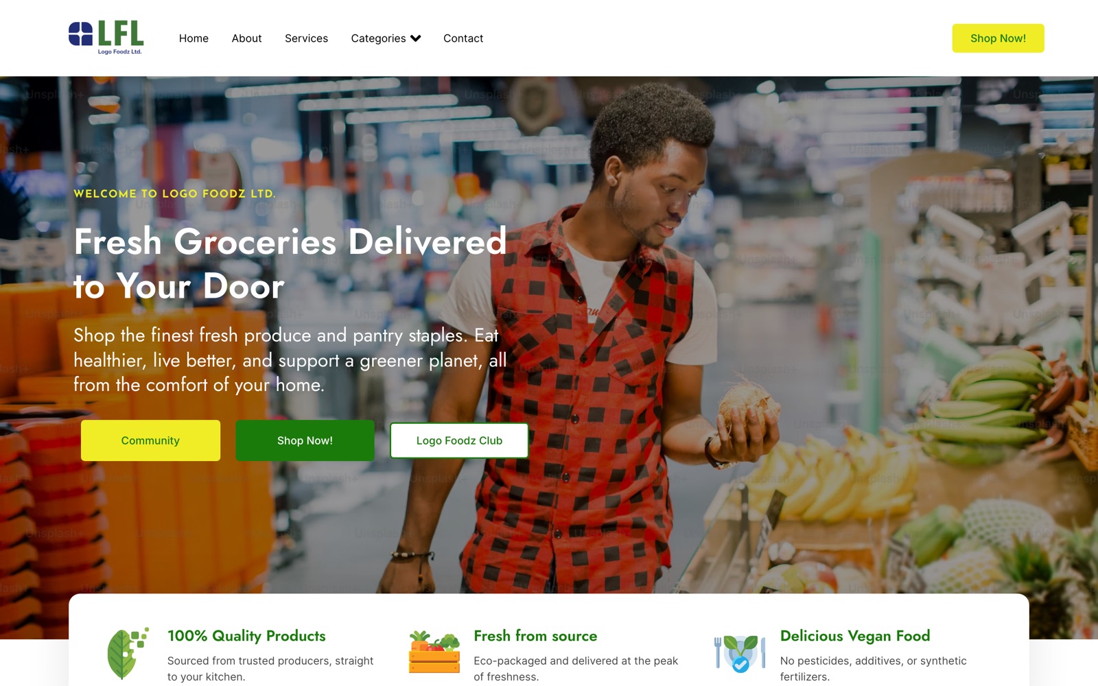 Logo Foodz LTD website